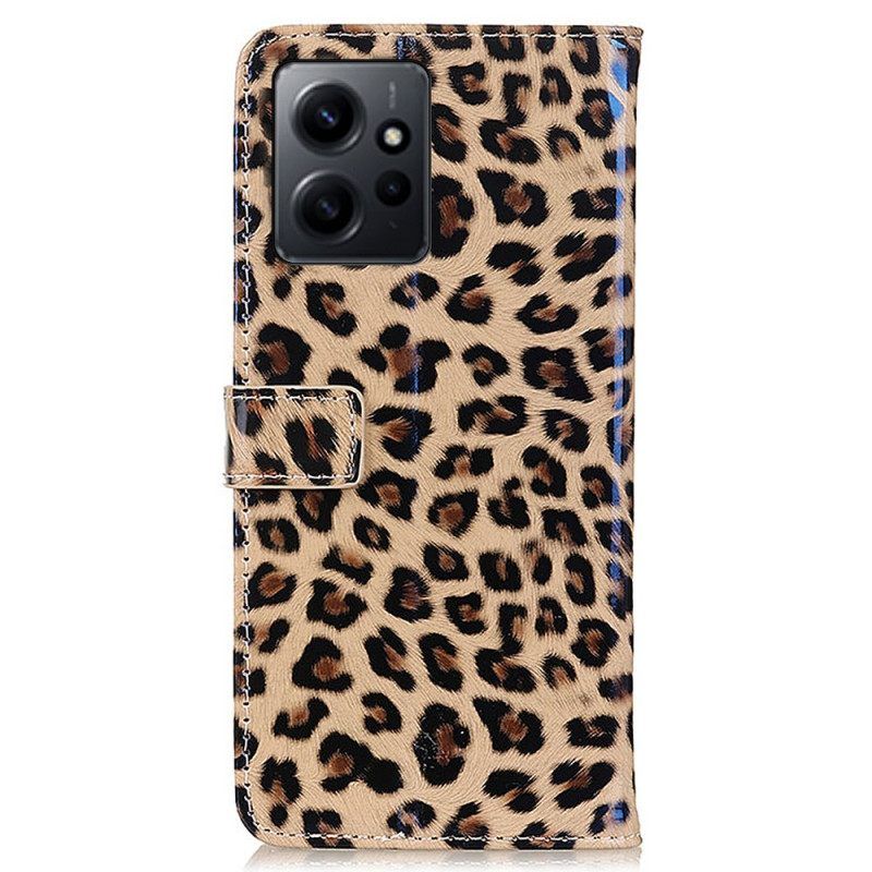 δερματινη θηκη Xiaomi Redmi Note 12 4G Leopard Skin Effect